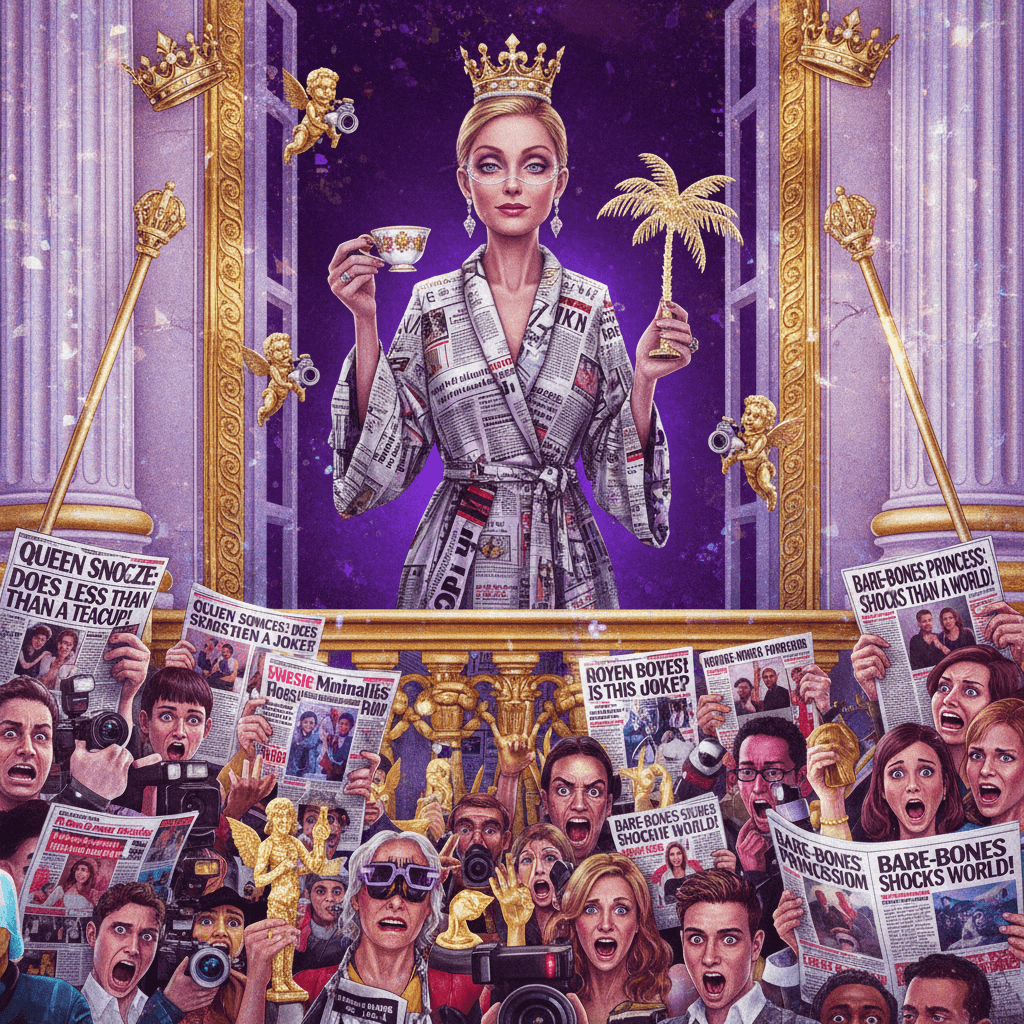 Serene Charlene does the bare minimum, tabloids lose their minds