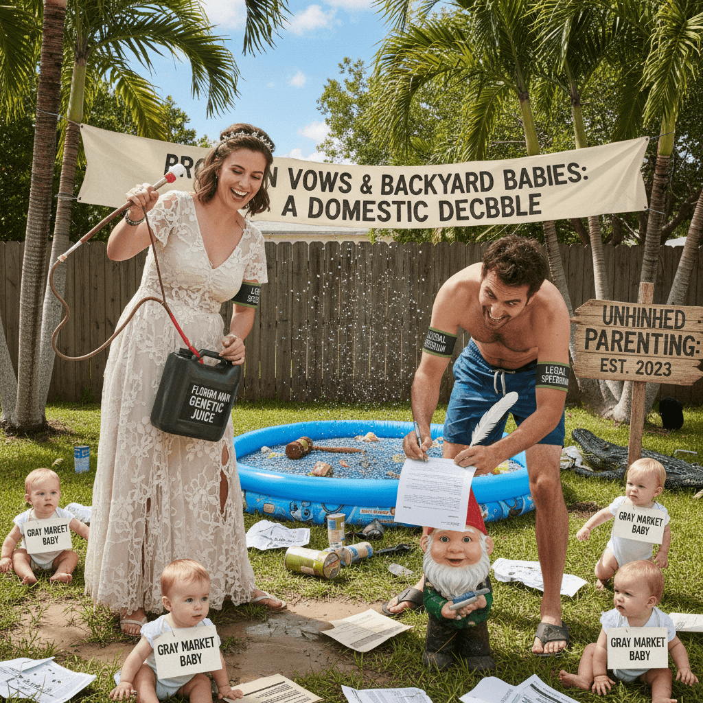 broke up, divorced, AND doing backyard inseminations: a florida tragedy