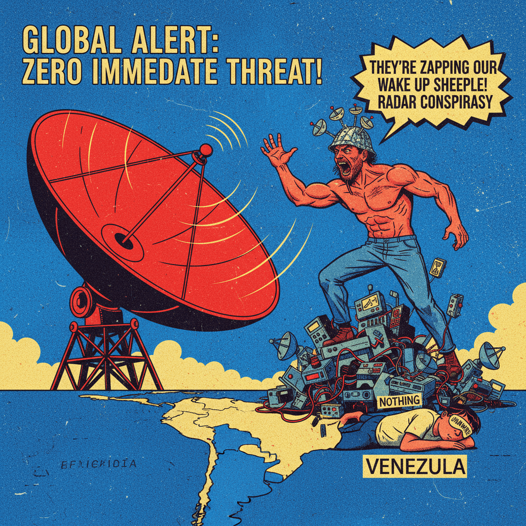 BREAKING: Man yells about radars, Venezuela still unaware