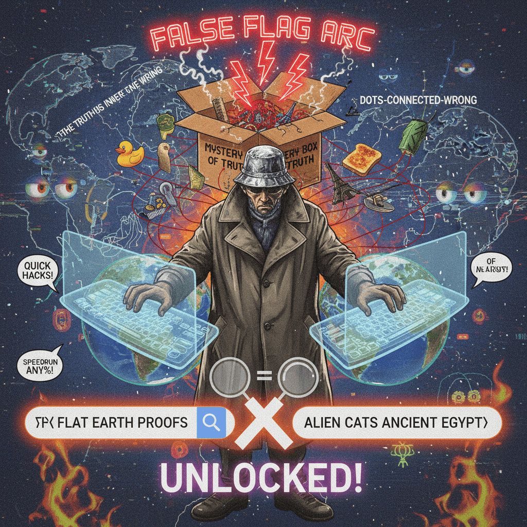 two google searches = false flag arc unlocked