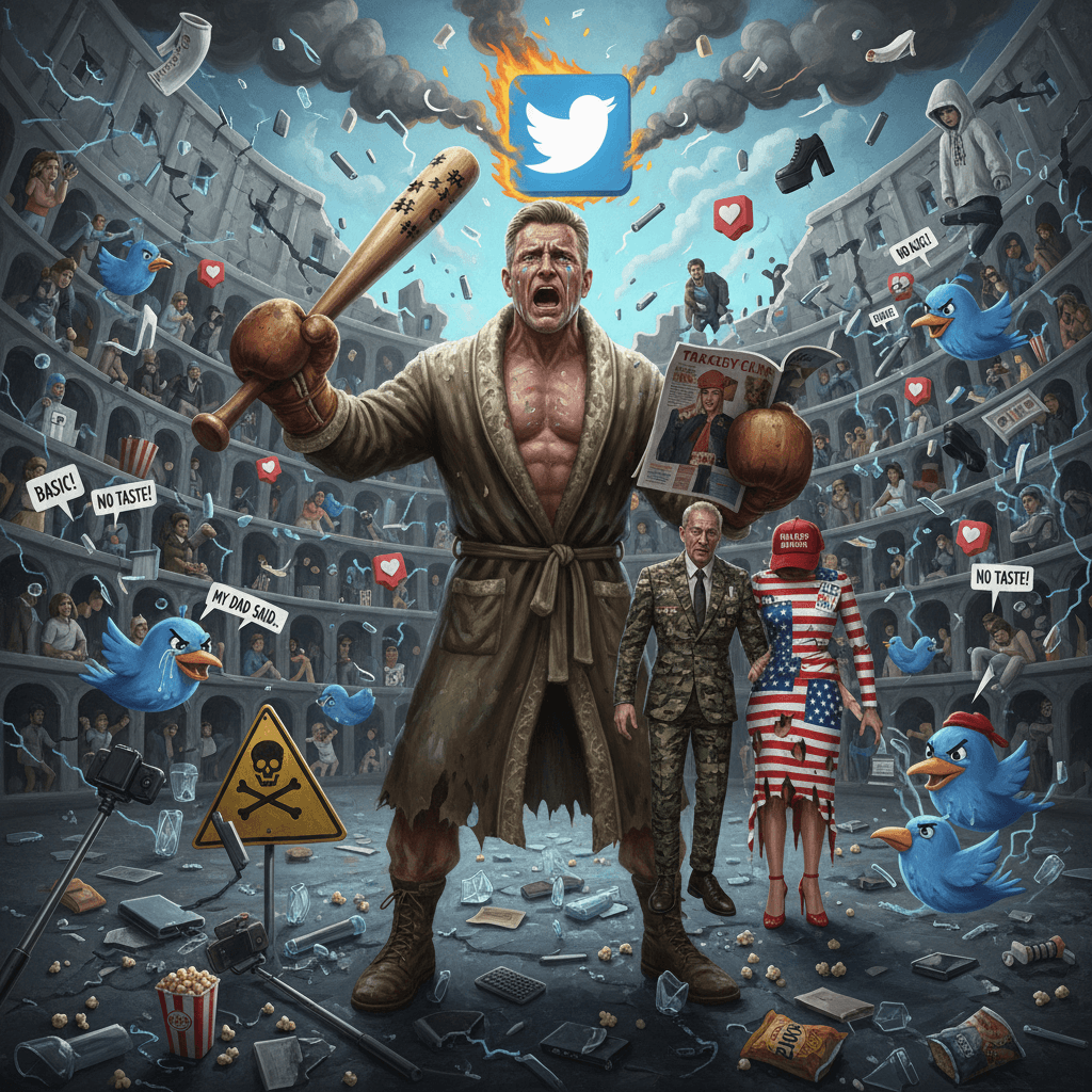 Using dad's violence to settle Twitter's fashion debates