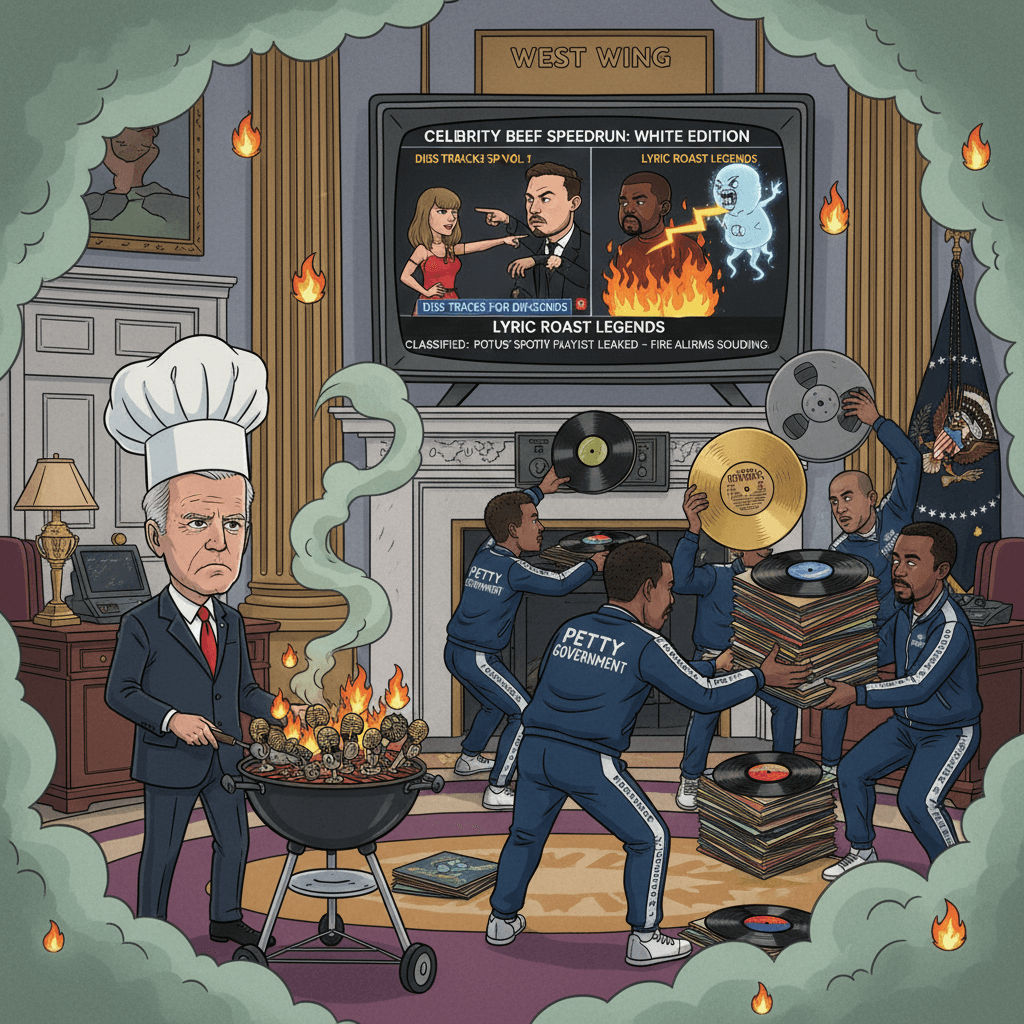 White House discovers sick burns live in Spotify back catalog