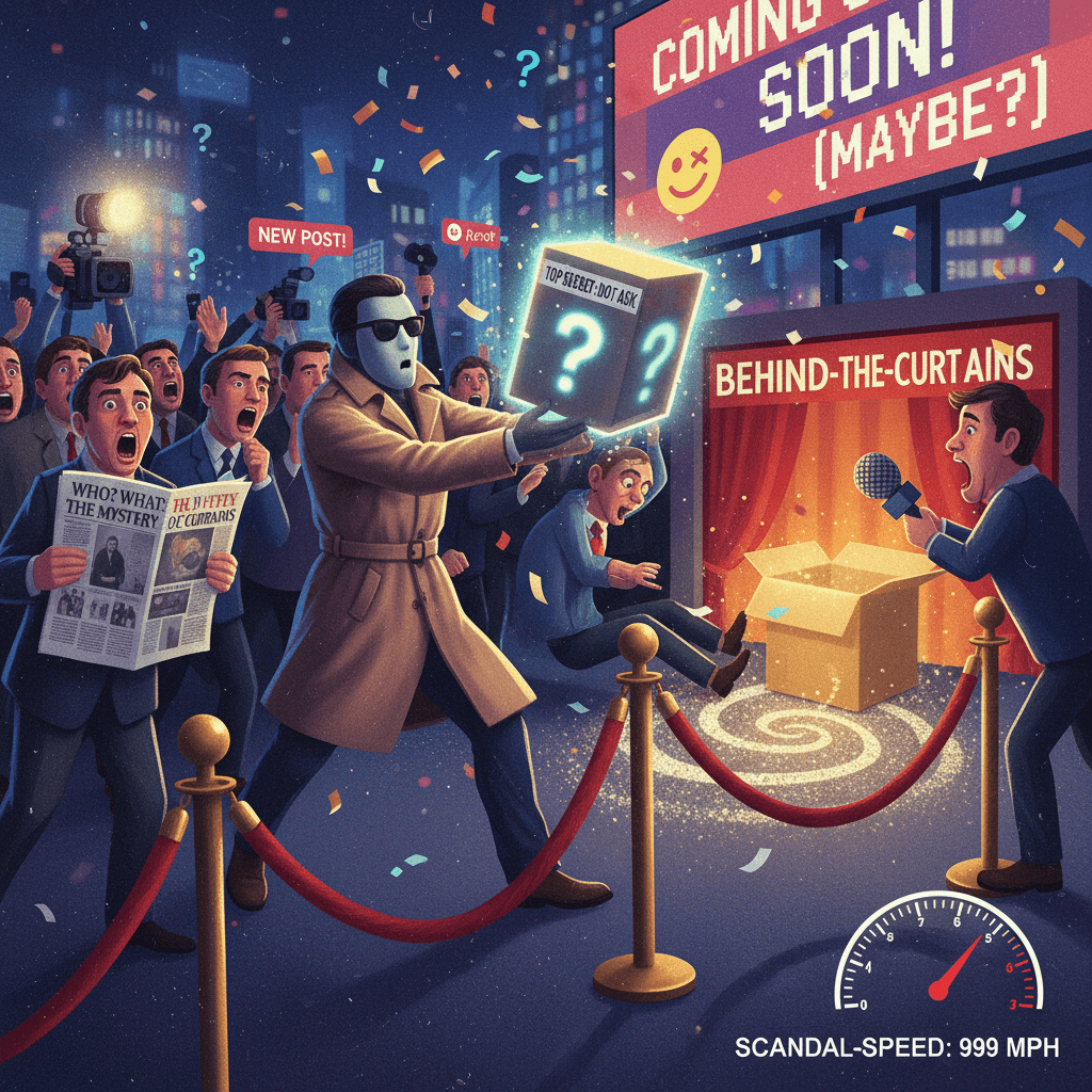 Vague teaser about mysterious behind-the-scenes stuff that nobody asked for