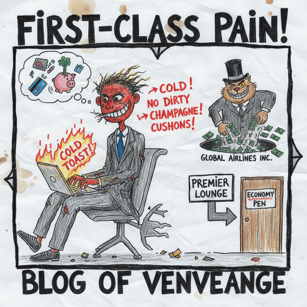 broke airport lounge enthusiast writes angry blog post