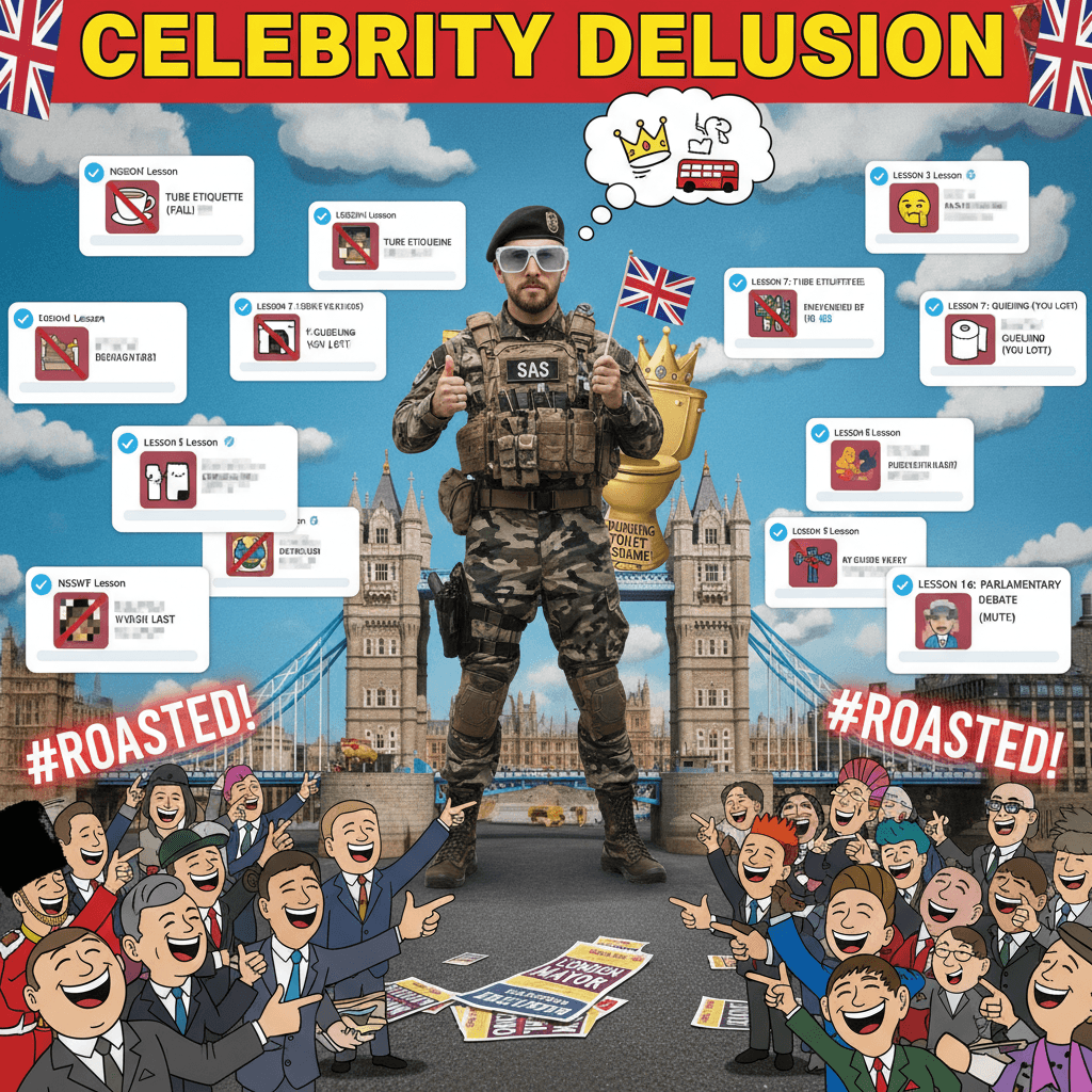 SAS guy thinks he's London material, gets roasted with 16 NSFW lessons