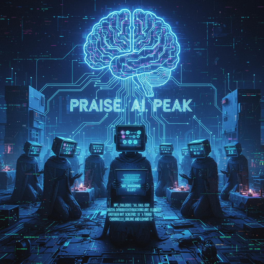 praising artificial intelligence with three words, peak human interaction