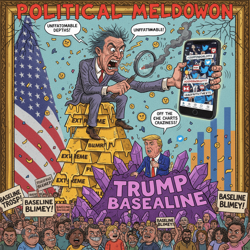 Governor discovers new extreme by comparing to Trump baseline