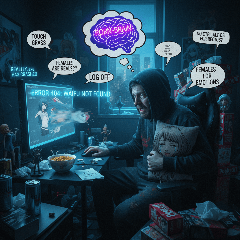 man discovers women aren't anime characters, has existential crisis