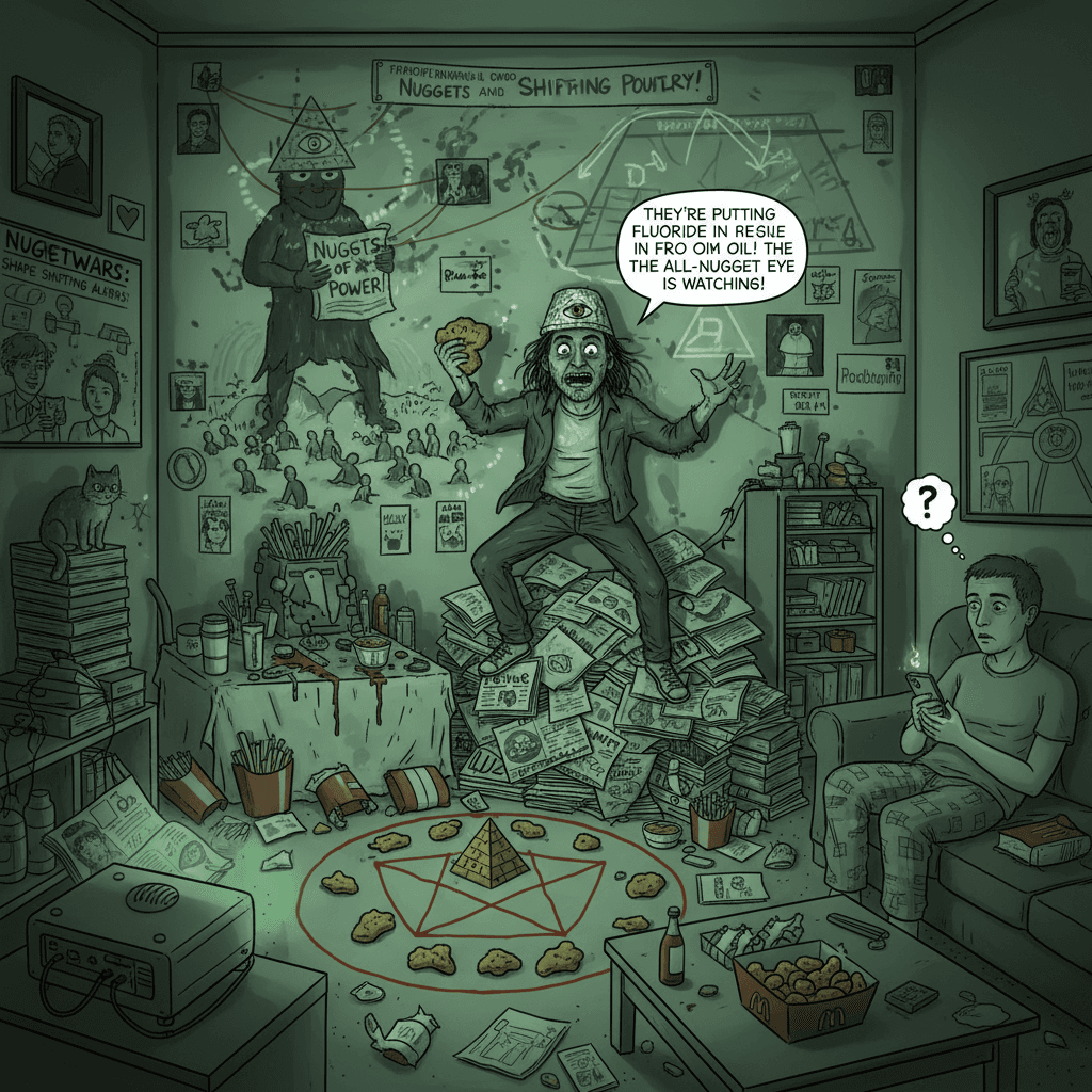 roommate can't order nuggets without invoking illuminati