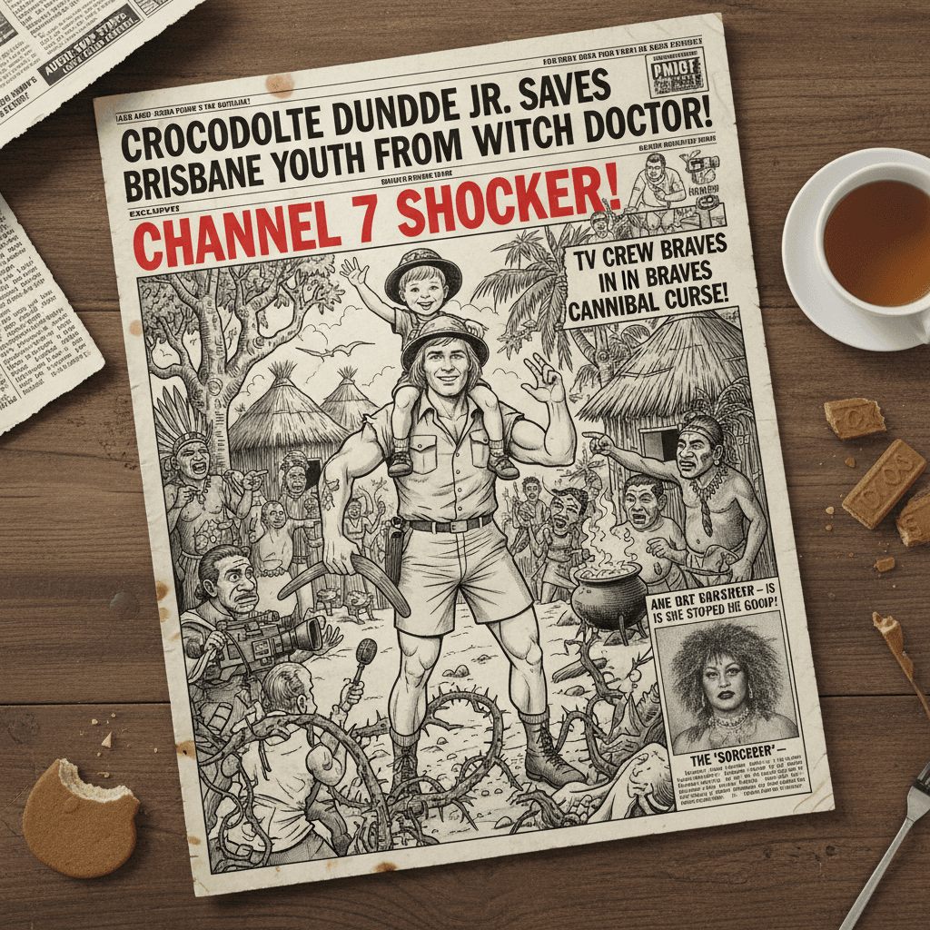 Australian TV 'rescues' kid from cannibal sorcerer accusations, absolutely unhinged