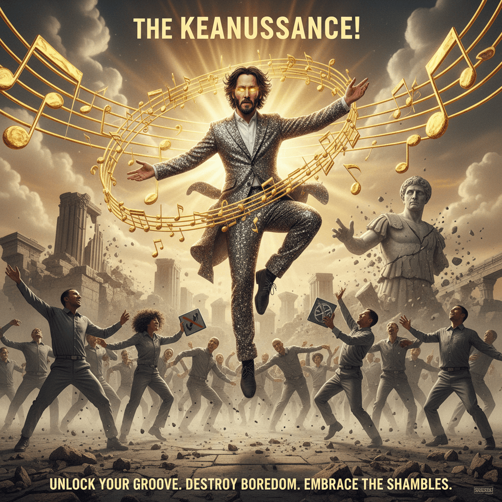 breaking: man can move to music, civilization in shambles