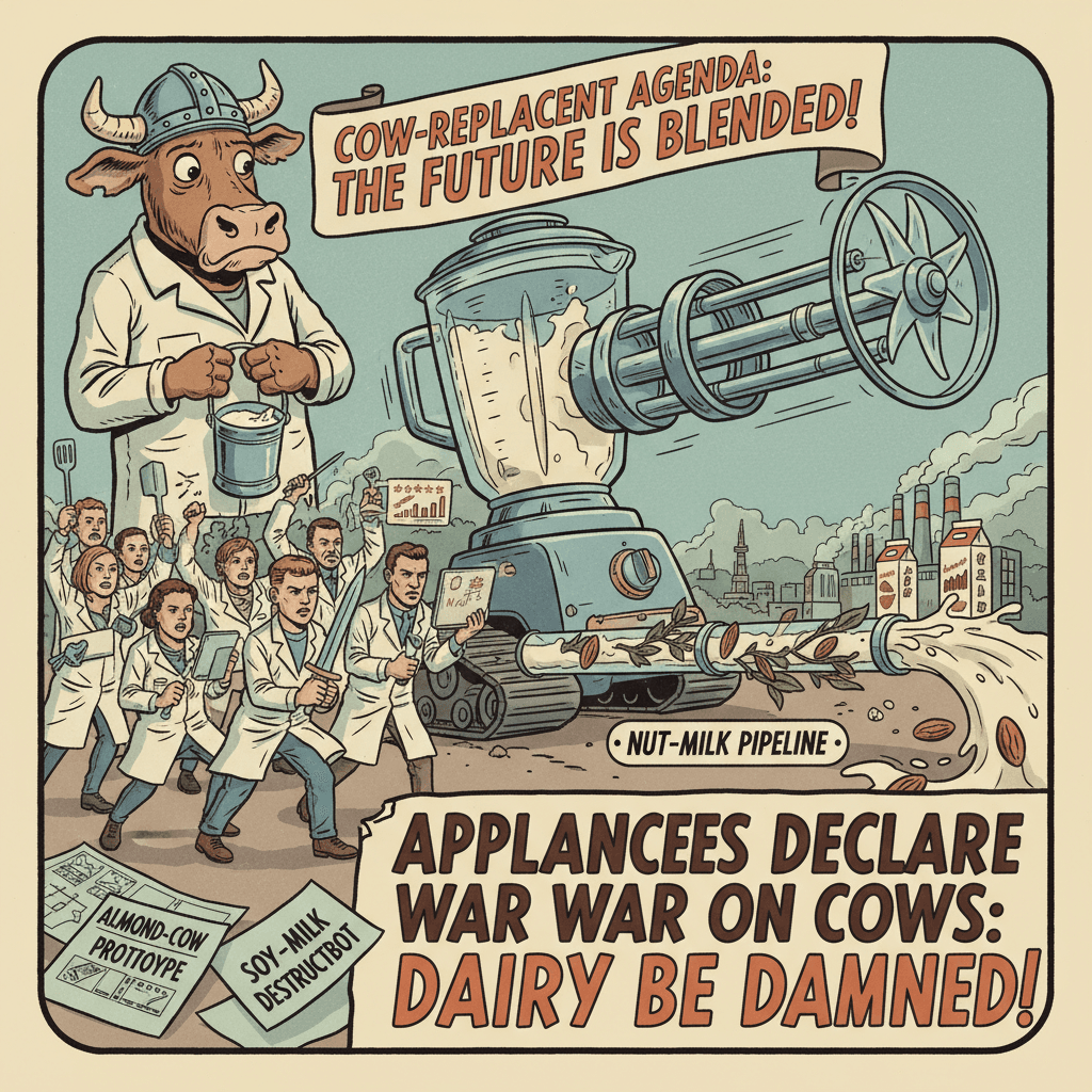 dairy industry trembles as appliance reviewers declare war on cows