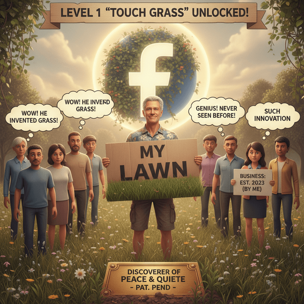 Facebook boomer discovers minding own business, acts like they invented it