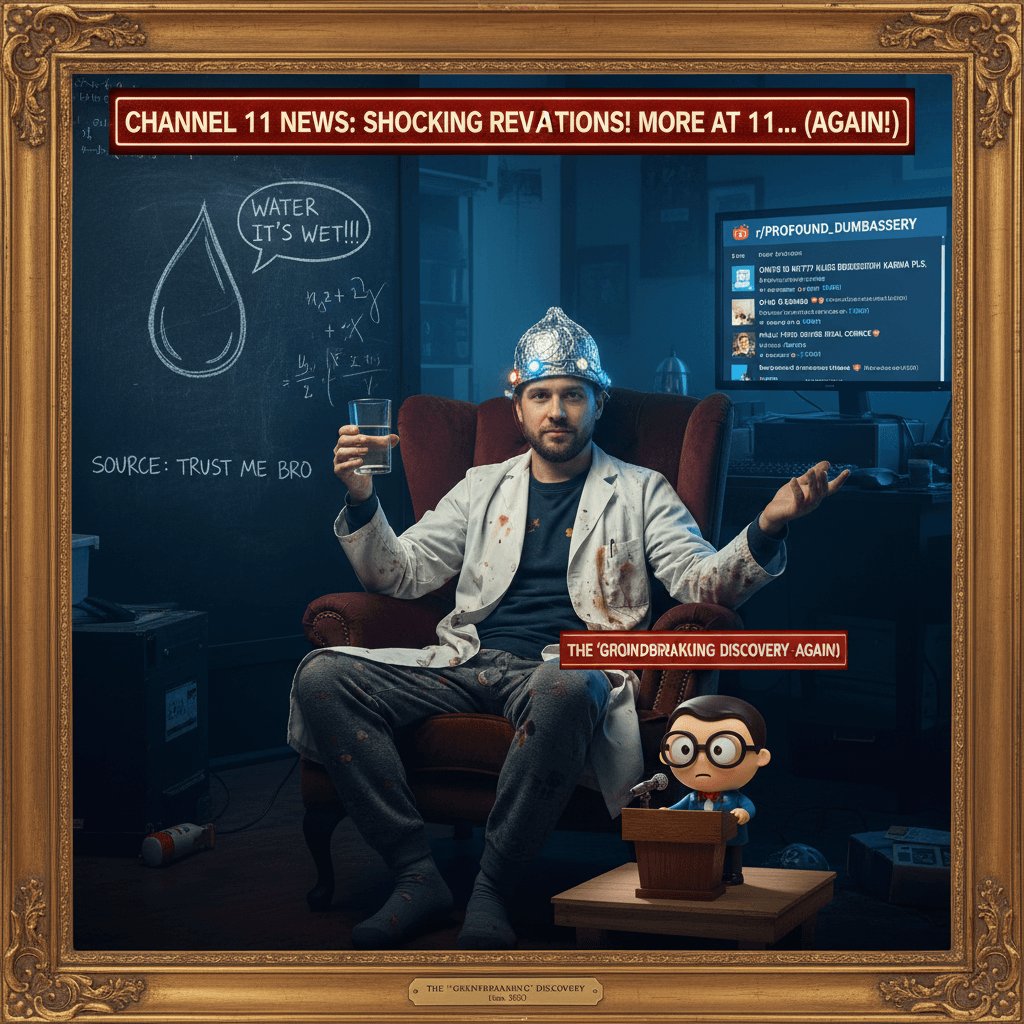 groundbreaking research confirms water is wet, more at 11