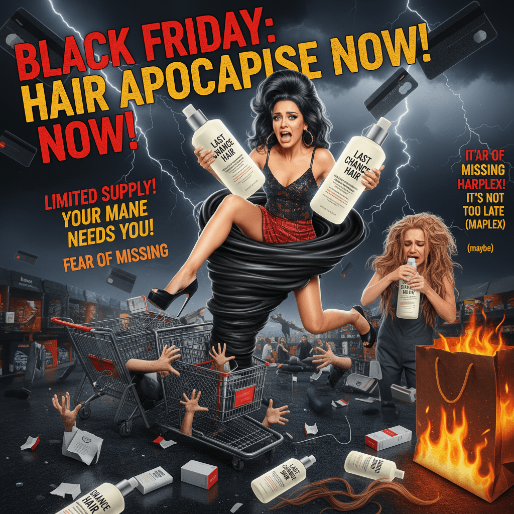 Olaplex shilling but make it ~urgency~ with Black Friday FOMO energy