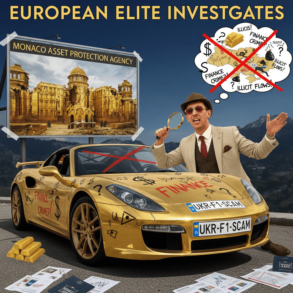 Monaco car guy thinks Ukraine plates = financial crime
