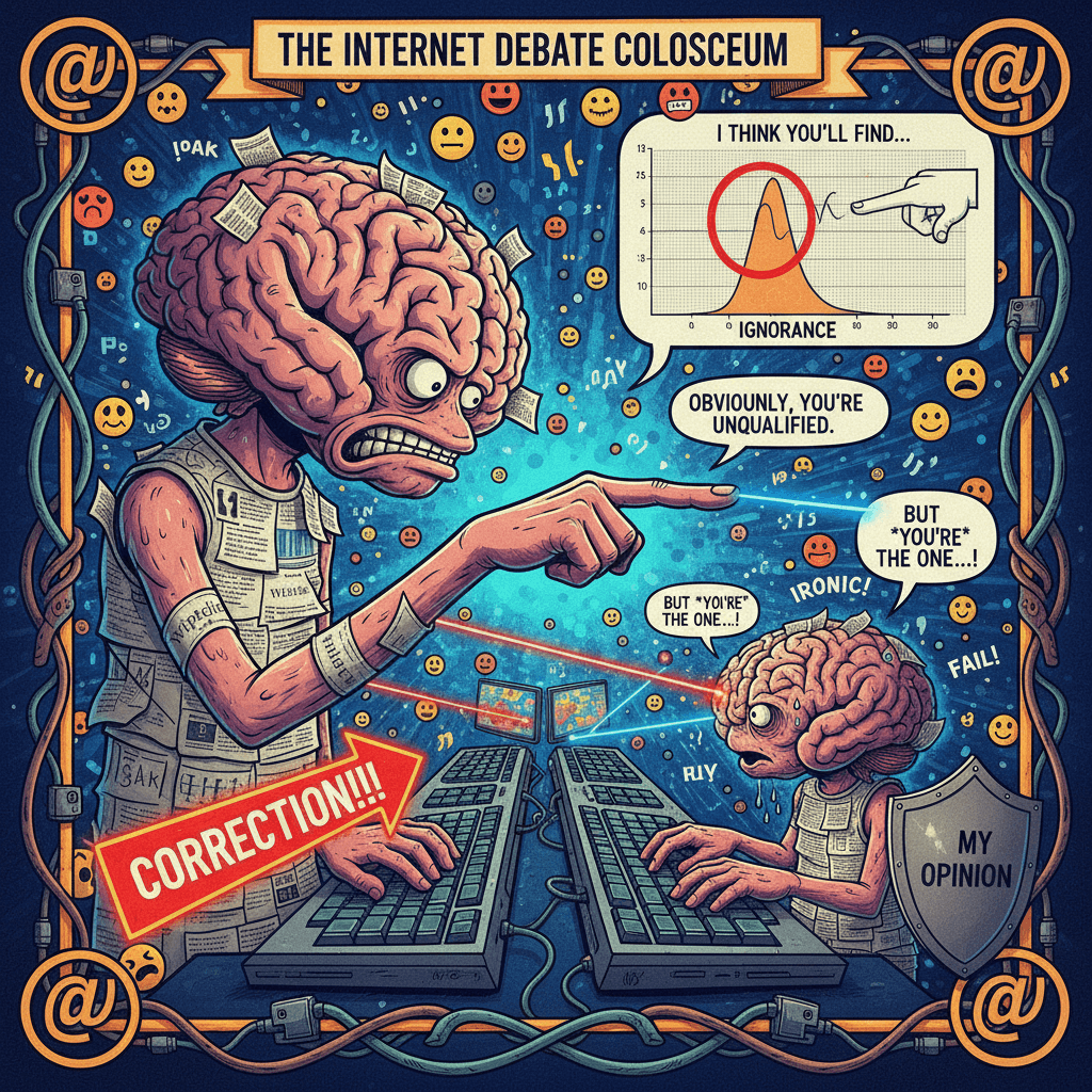 uses dunning-kruger to accuse someone of dunning-kruger