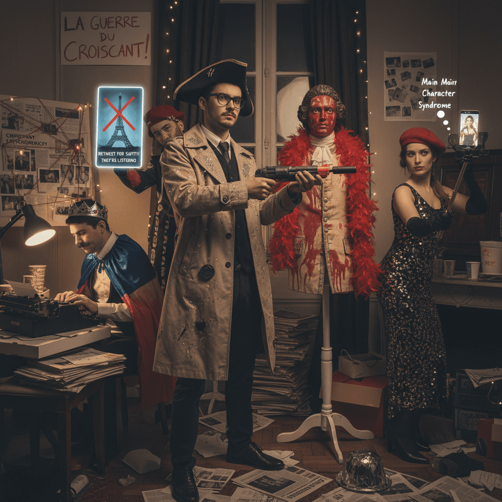 French govt assassination allegations with vibes of paranoid creative writing