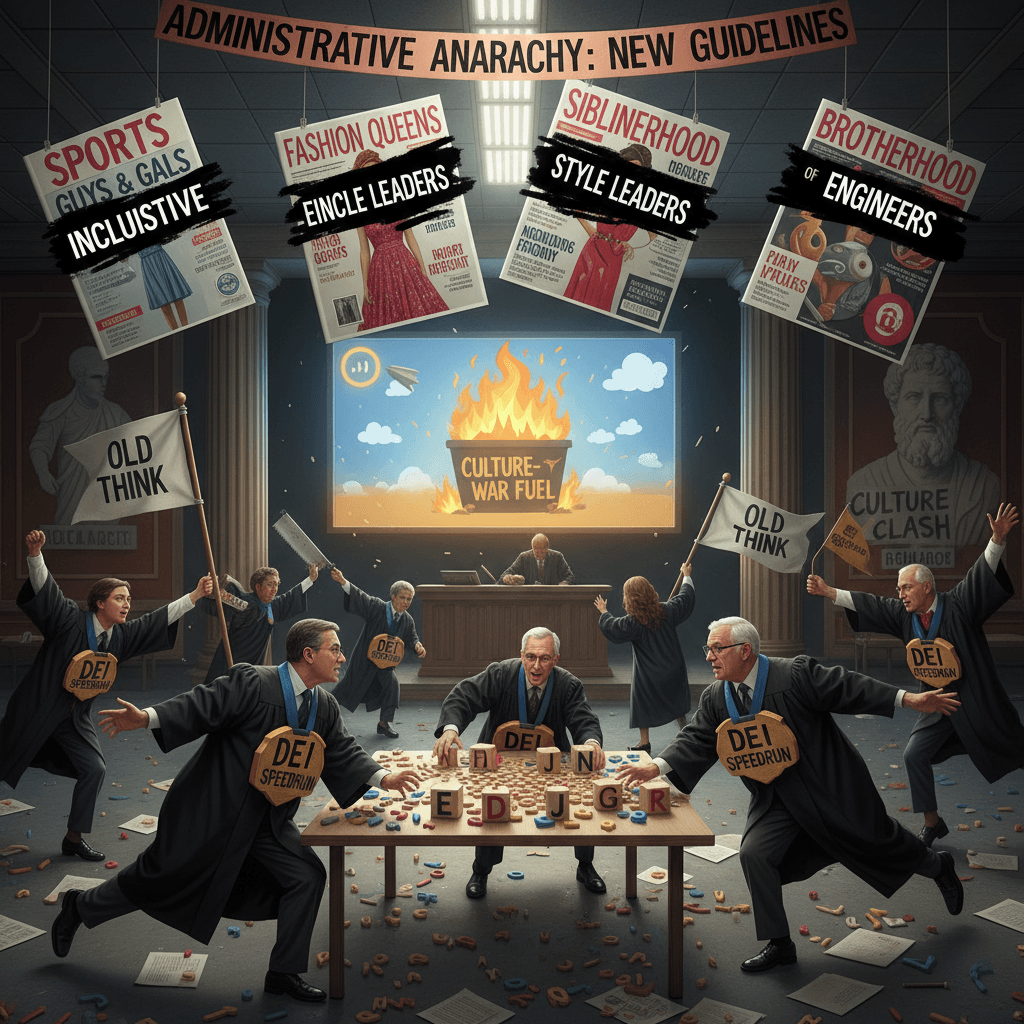 University discovers magazine names violate diversity memo, very normal