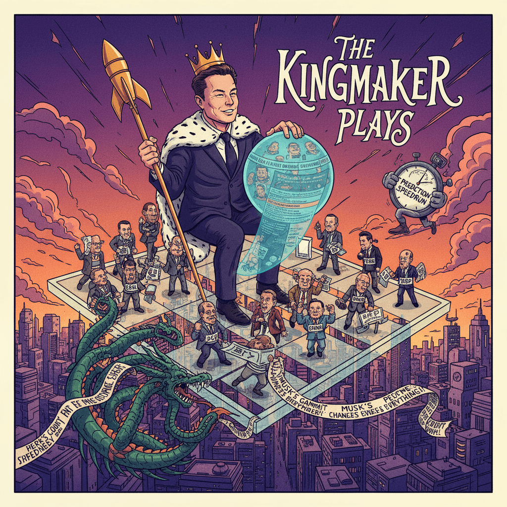 Elon plays 4D chess with America's future, RT reports breathlessly