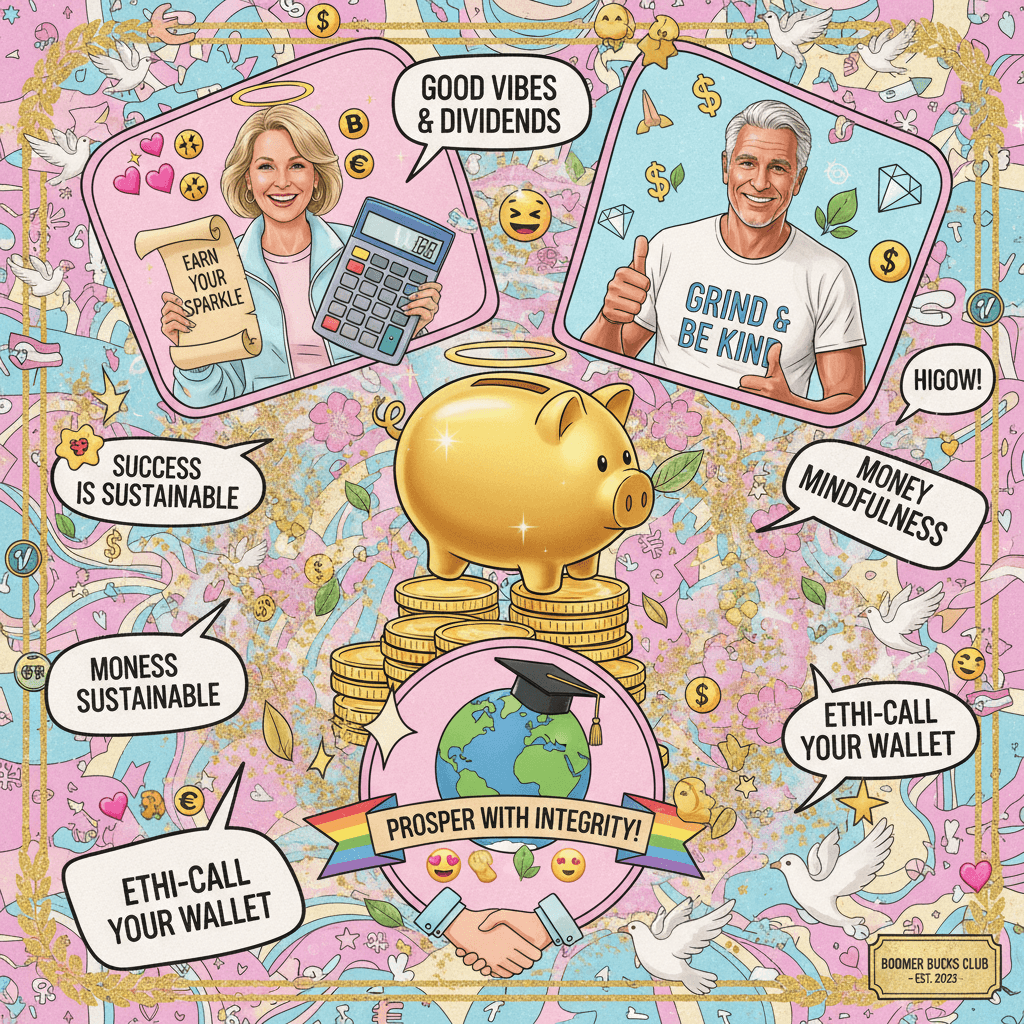 Live laugh love but make it about getting rich ethically