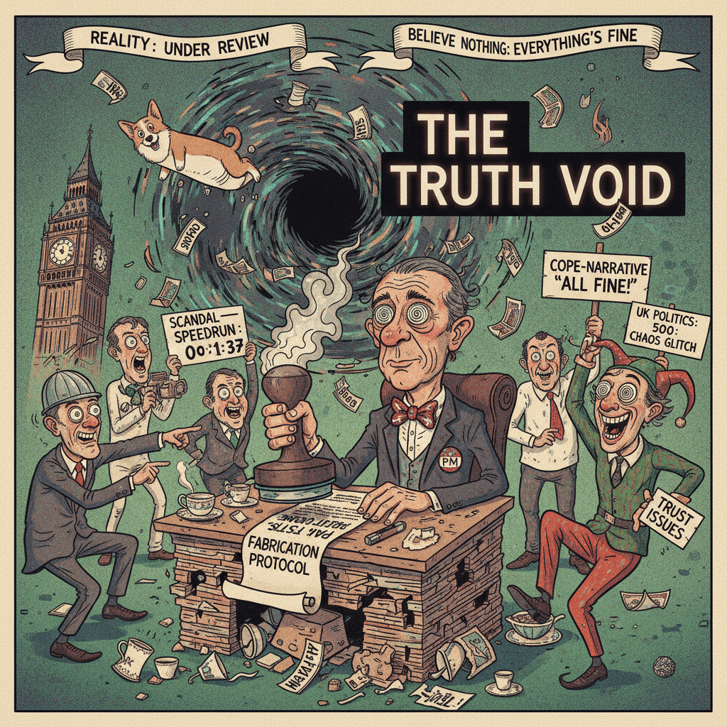 PM knew about the black hole but approved the lie anyway lol