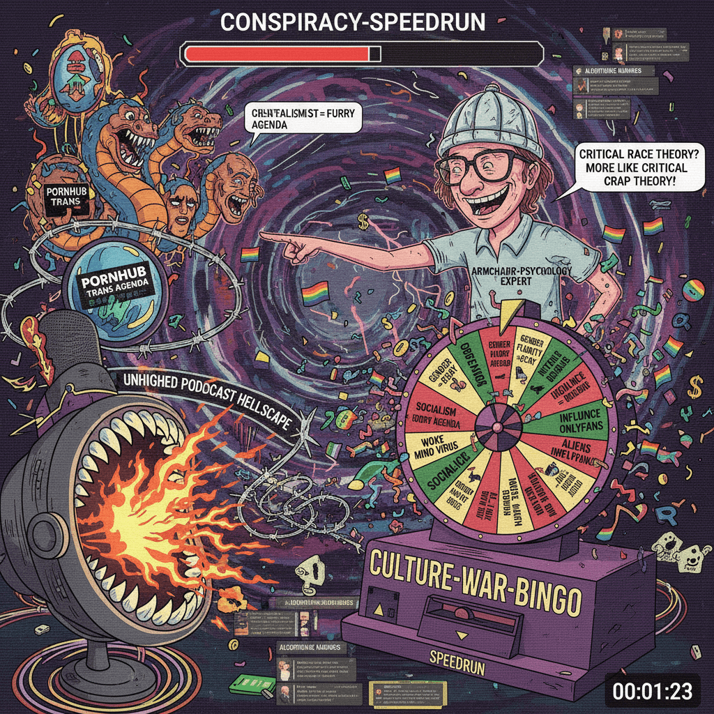 Pornhub trans agenda meets identity psychology in unhinged podcast hellscape