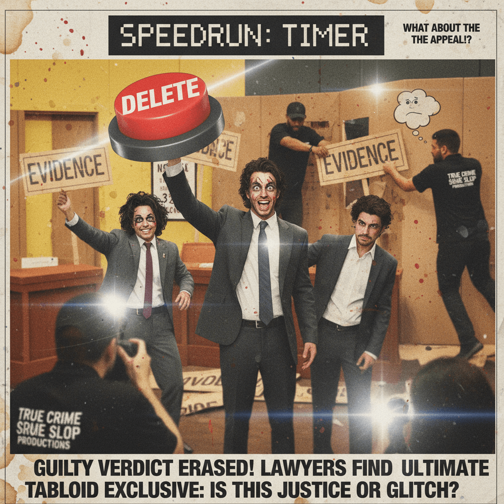 Murder trial speedrun: legal team discovers the delete button