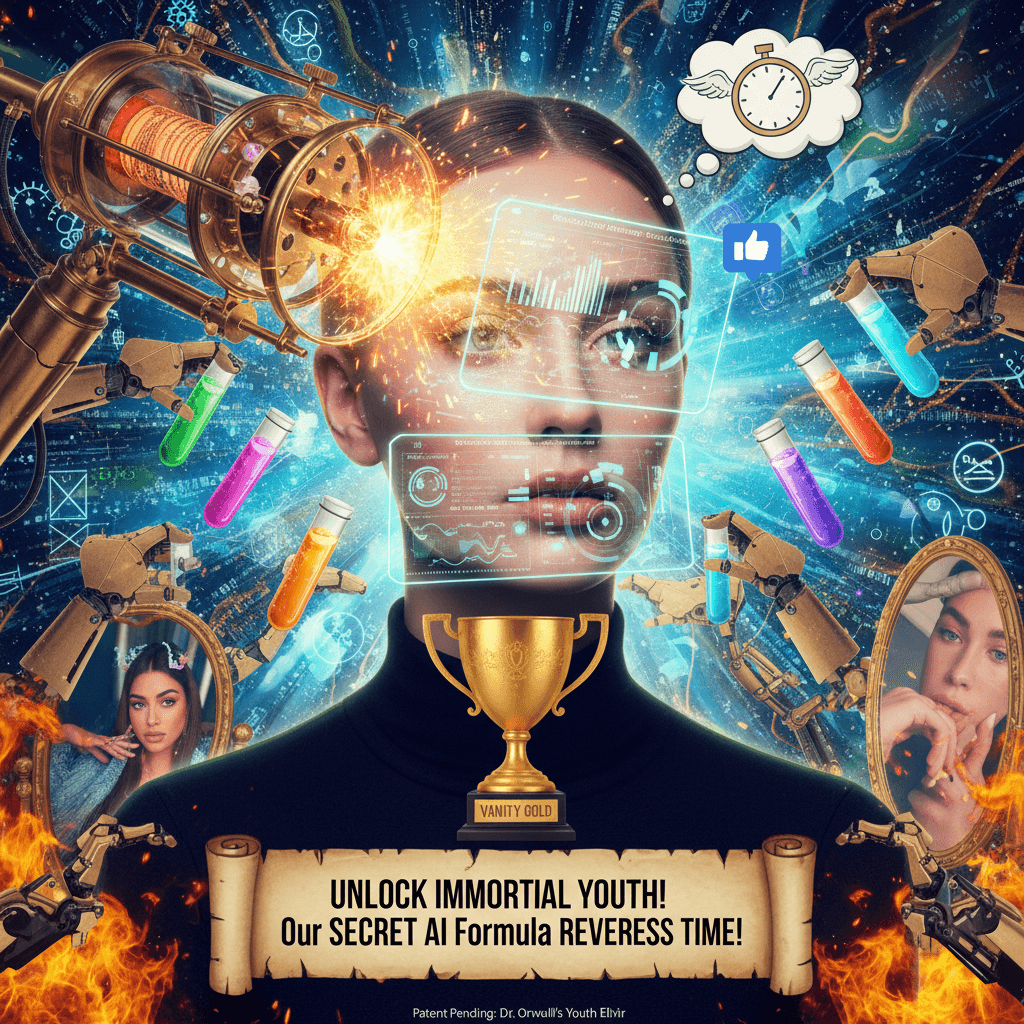 Orwell didn't predict algorithmic beauty standards and biological age scanners