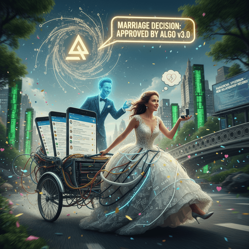 vulnerability + 3mo texts = marriage? the algorithm has spoken