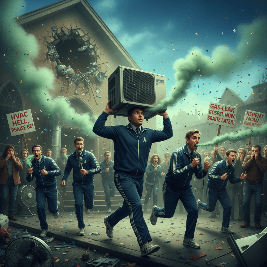 Christians speedrun sidewalk revival after church HVAC malfunction
