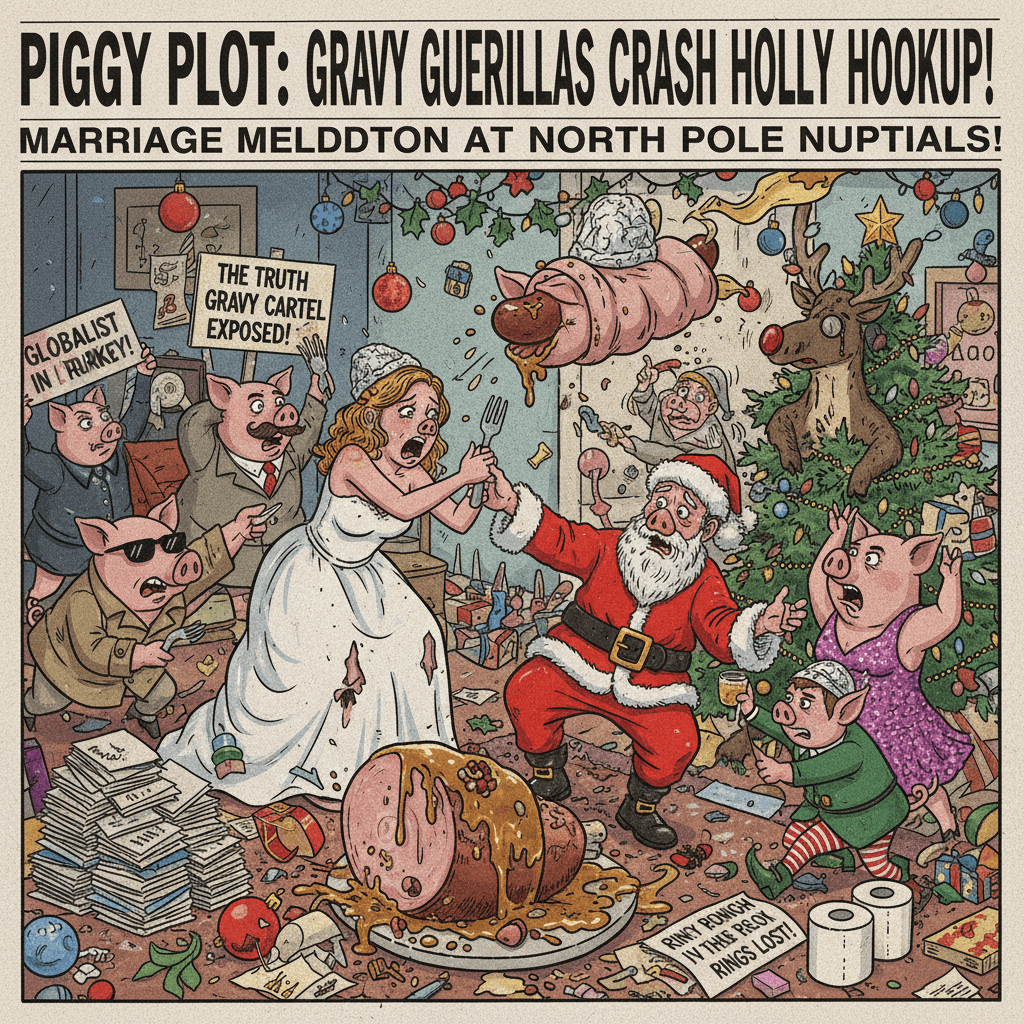 globalist pigs in blankets incident; marriage status: critical