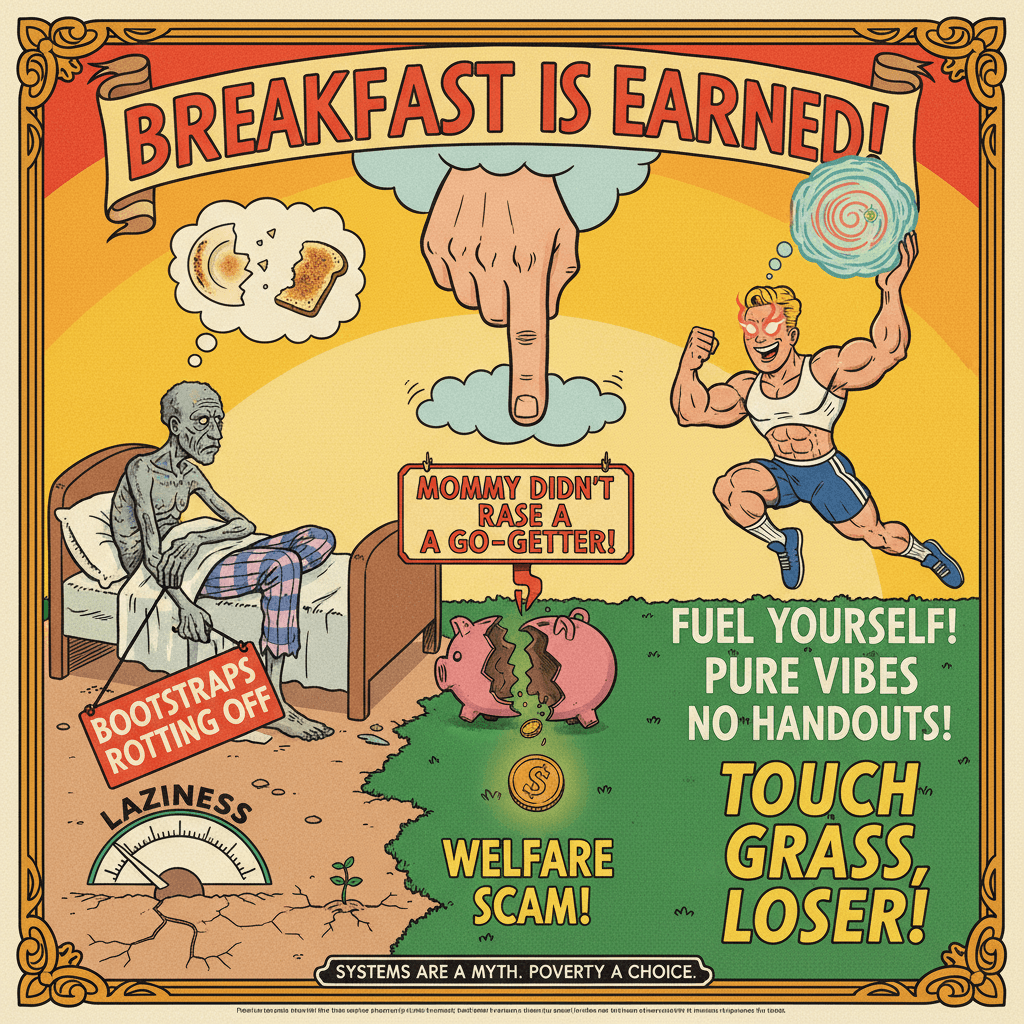 Forgetting breakfast = laziness, not systemic issues (take powered by pure vibes)