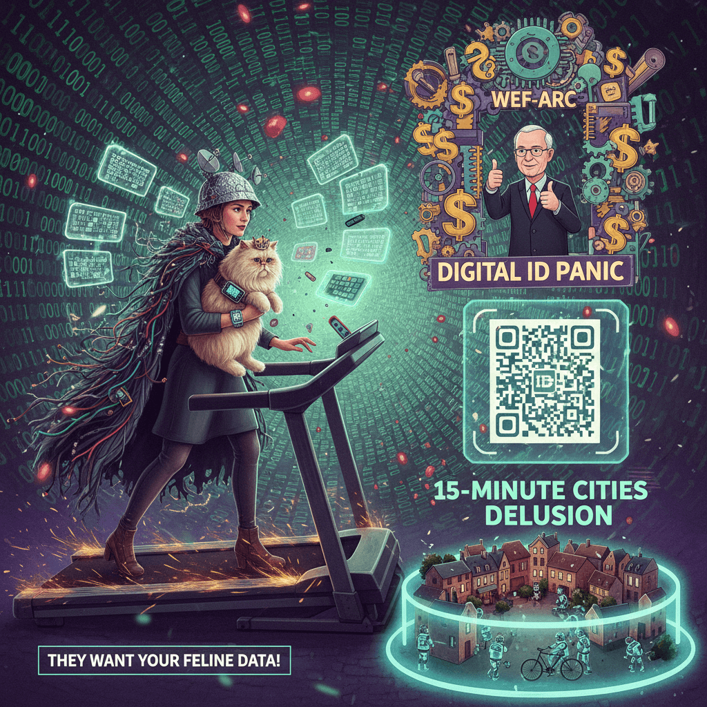 lady convinced the globalists care about her cat ownership